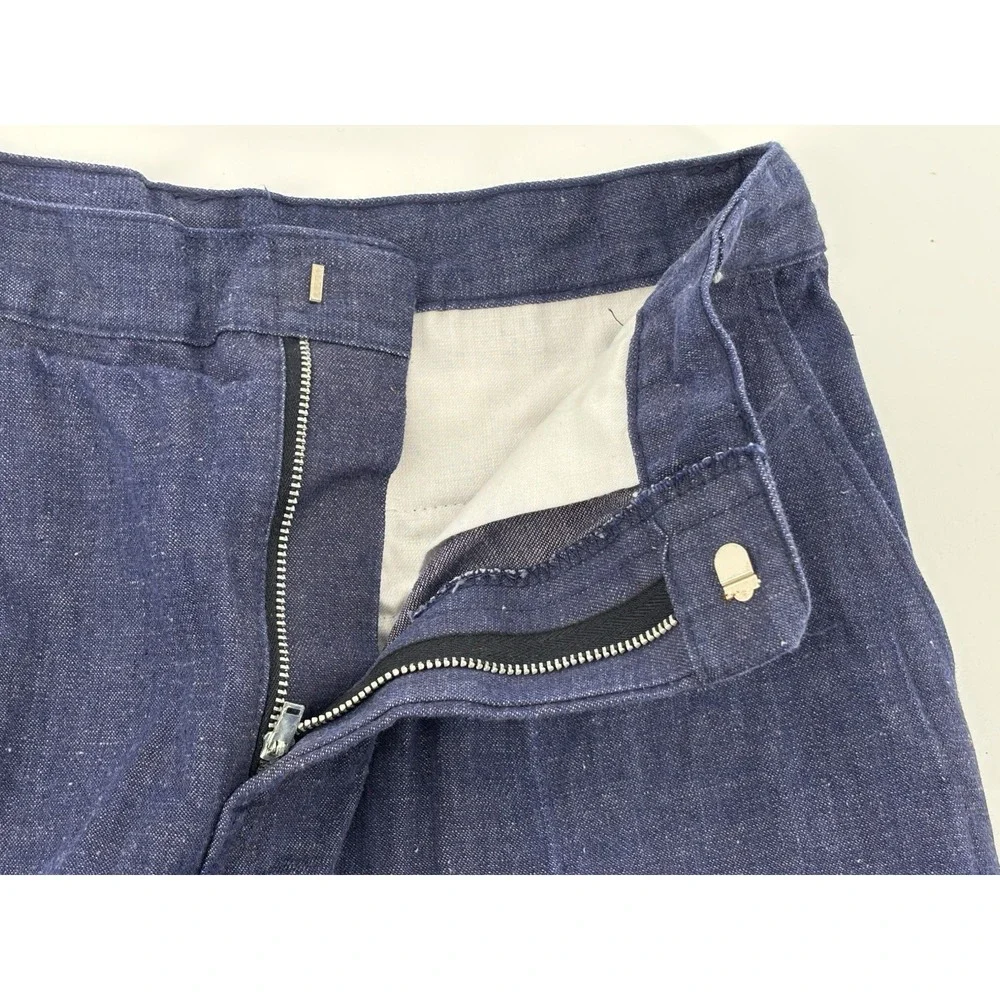 Vintage Sailor Jeans Mens 29x31 Dark Denim Bell Bottom Hippie Seafarer Style USA